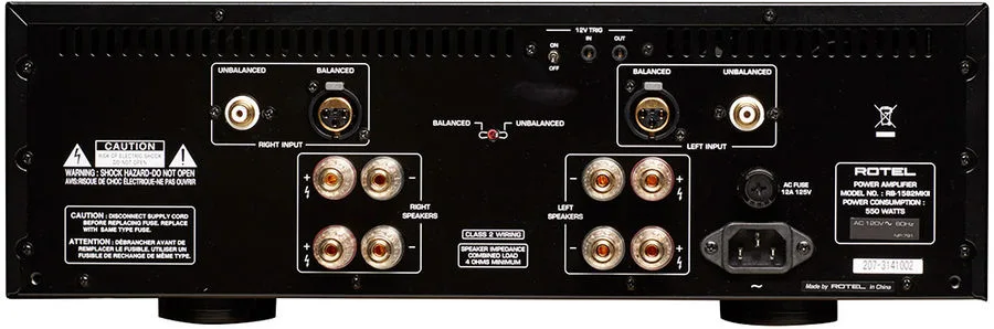 Rotel RB-1582 MKII Silver Amplis de puissance
