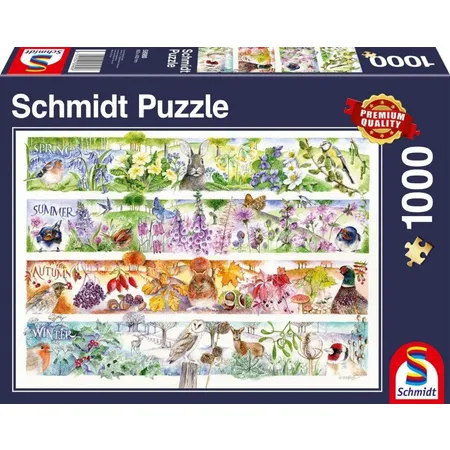 Schmidt Spiele Puzzle - Jahreszeiten, 1000 Teile