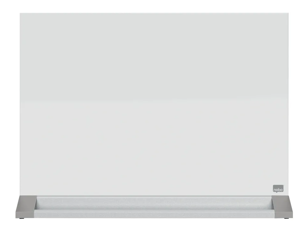 Nobo magnetisk skrivebords whiteboard med glasoverflade 585x447 mm Brilliant hvid