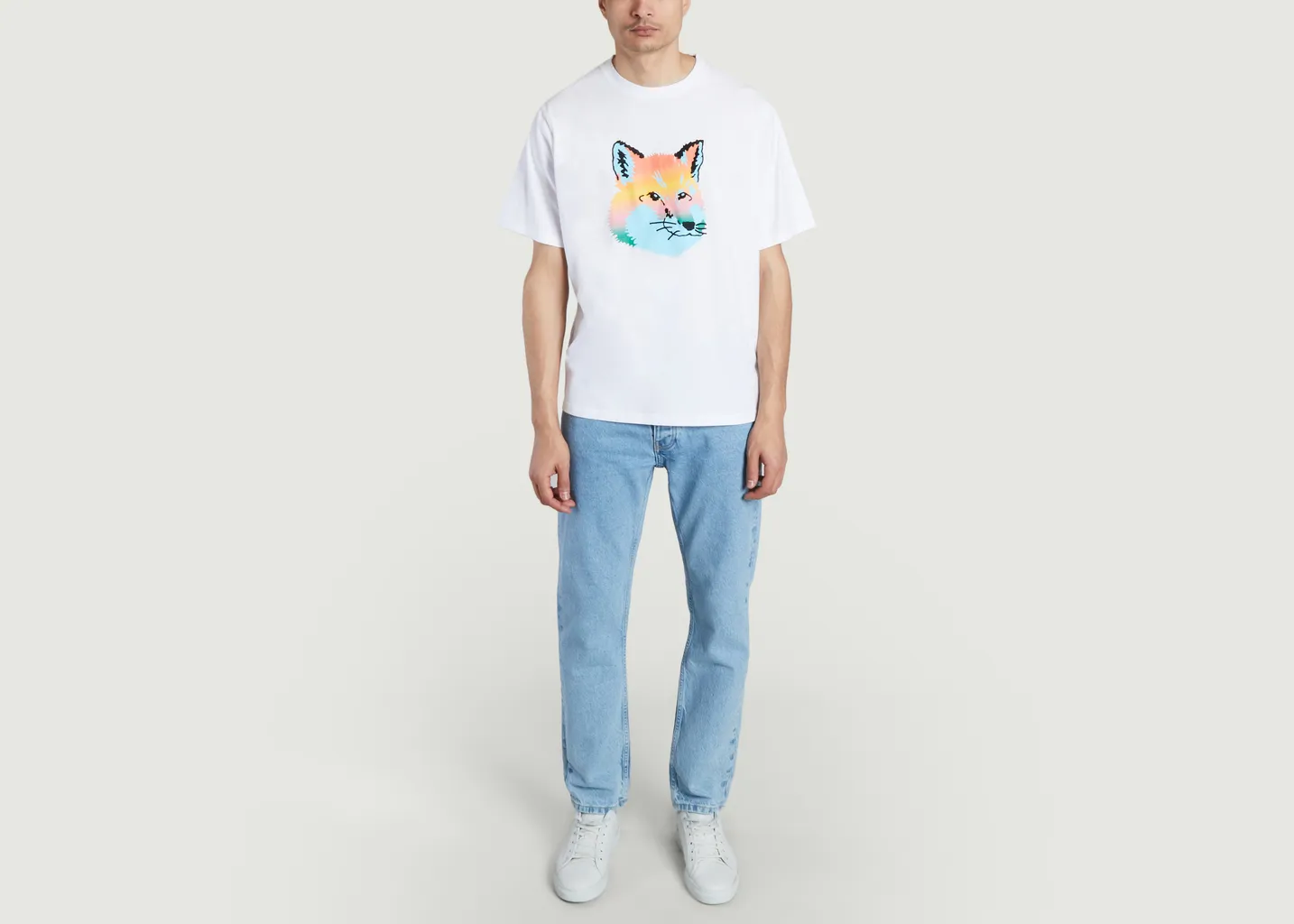 T-shirt ample imprimé renard Maison Kitsuné