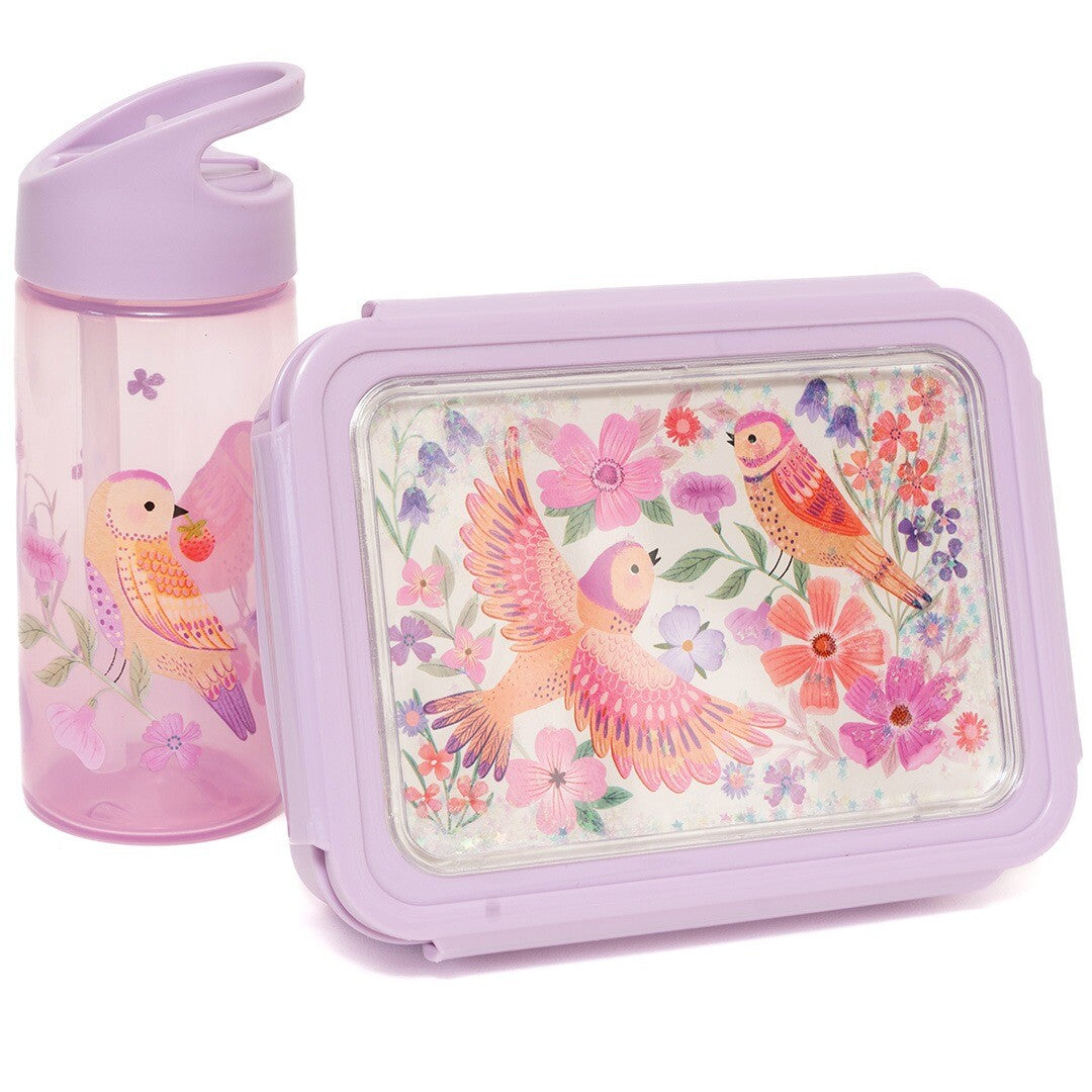 Petit monkey drinkfles met rietje birds of a feather|ilovespeelgoed.nl