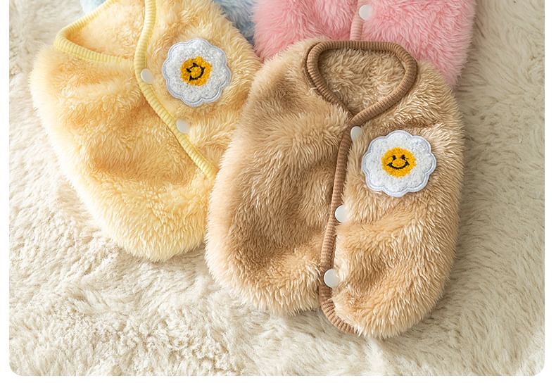 Cissilli - Smiley Applique Chenille Pet Top