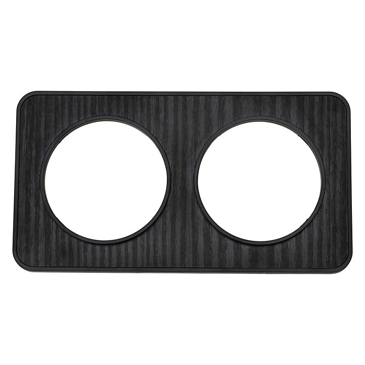 Plaque de finition double Jacobsen Espen bois noir