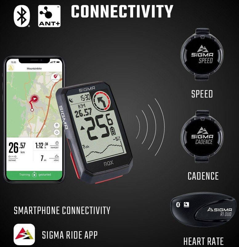 Gps Computer Sigma Rox 4 0 Zwart