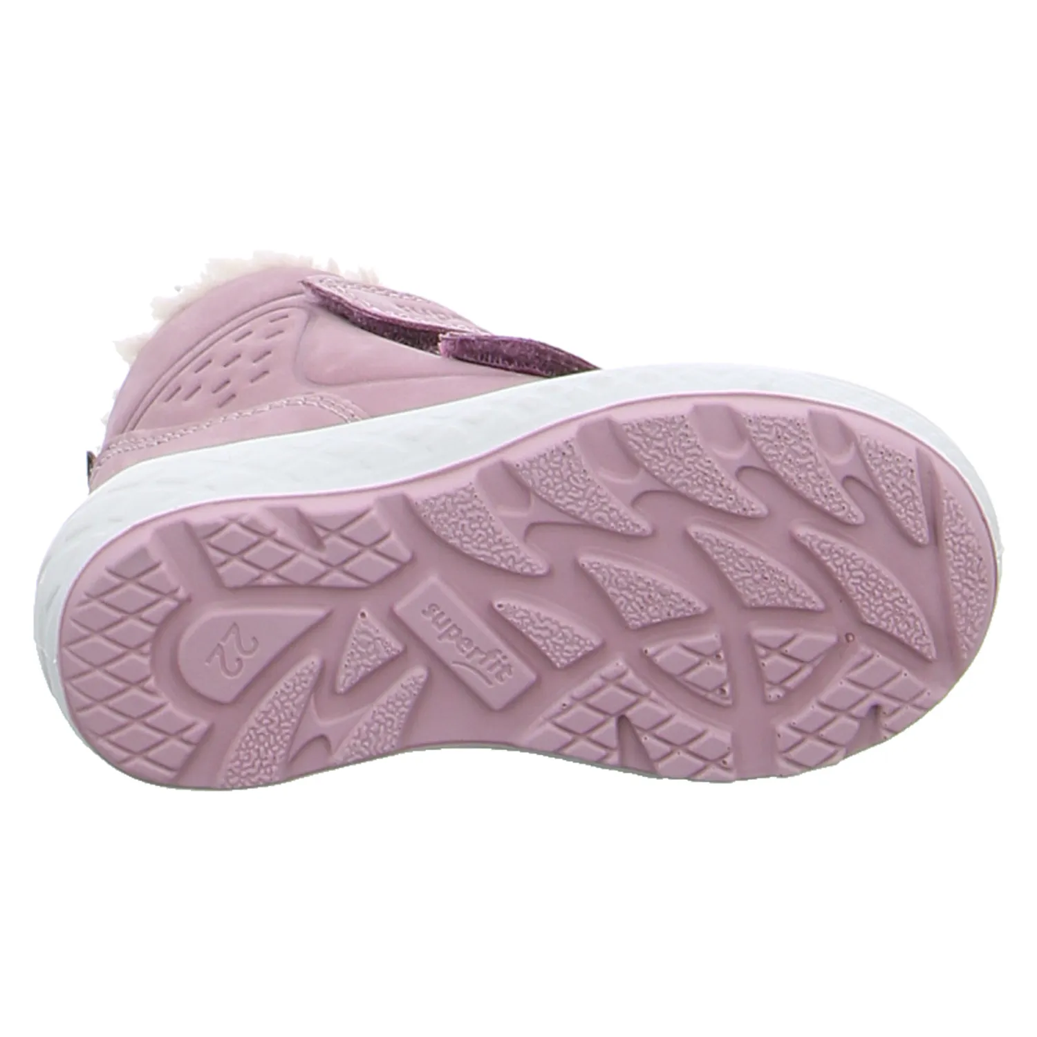 SUPERFIT Kleinkinder-Winter-Bottine Rosa Textil  Baby-Boot