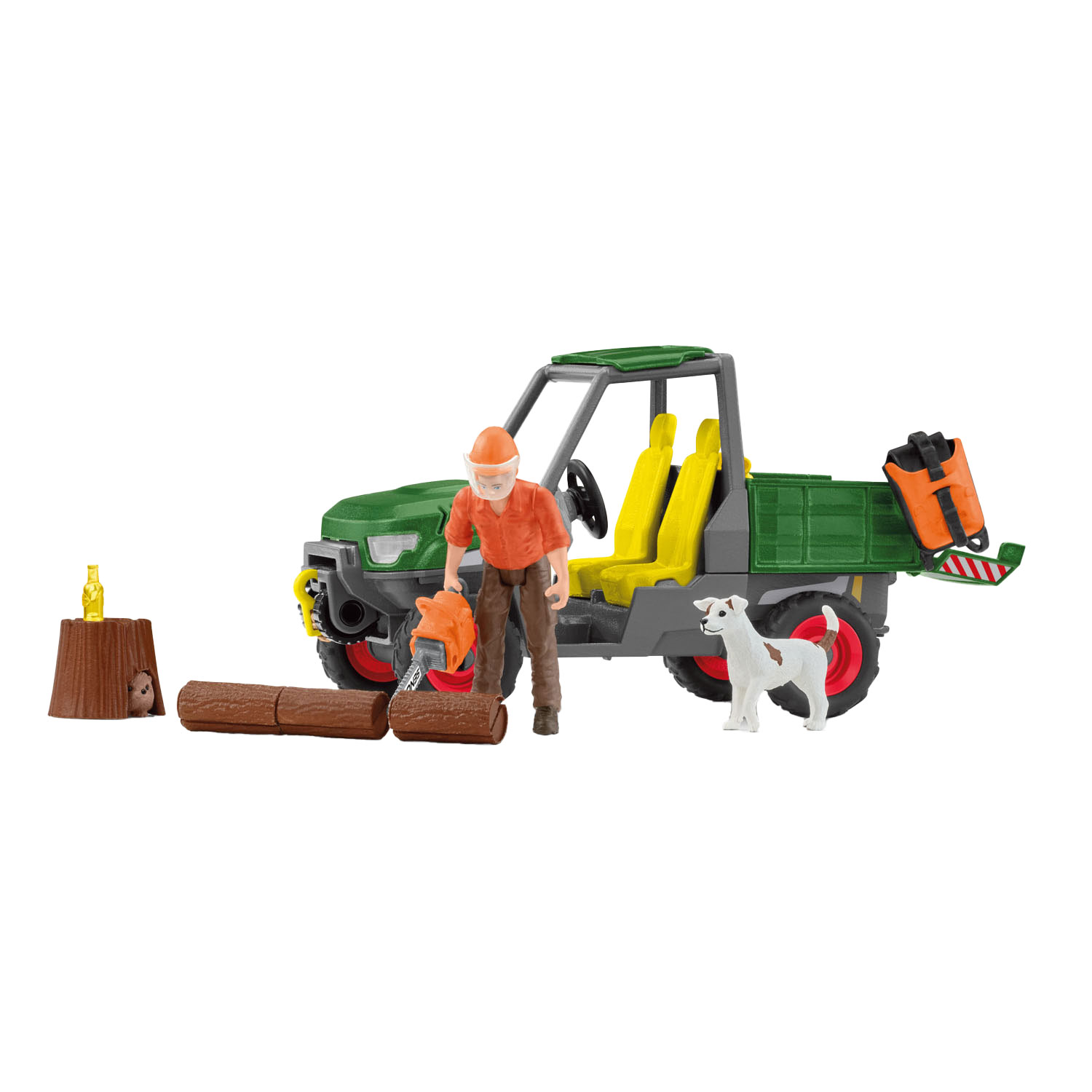 schleich FARM WORLD Houtzager met Voertuig 42659