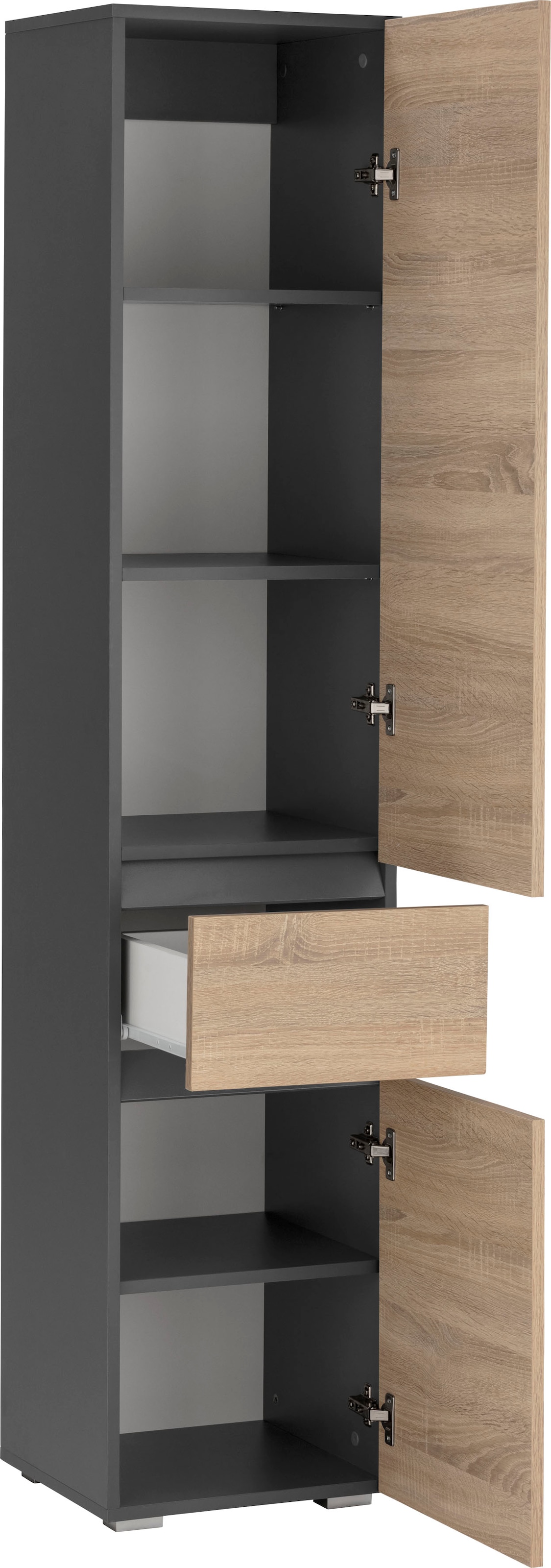 Home affaire Hochschrank »Wisla« Höhe 180 cm, mit Türen & Schubkasten