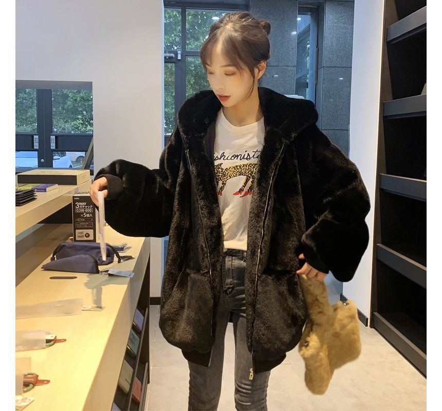 Meatacci - Chenille oversized capuchonjack