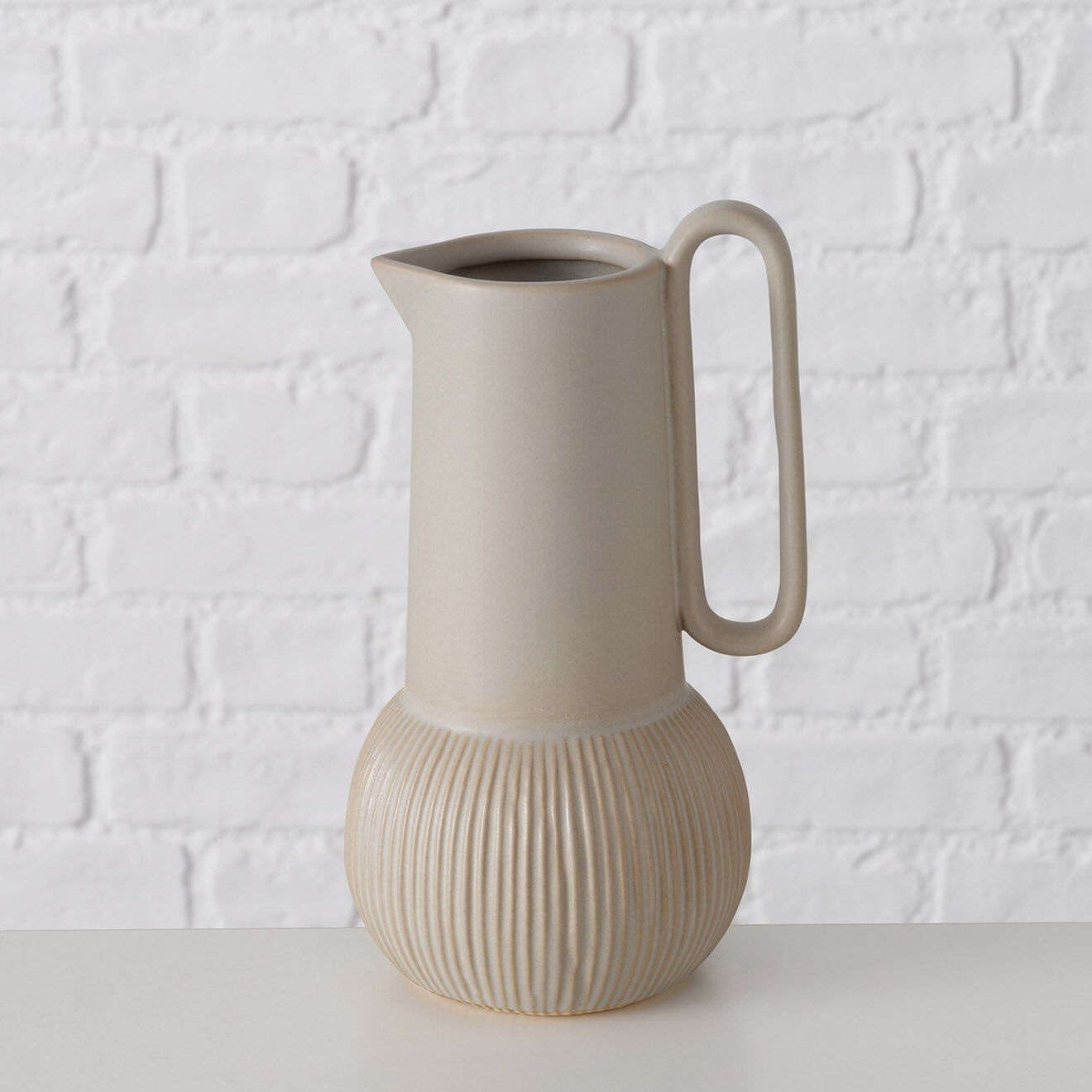 Boltze Vase Bromery vert - D.11xH.22 cm