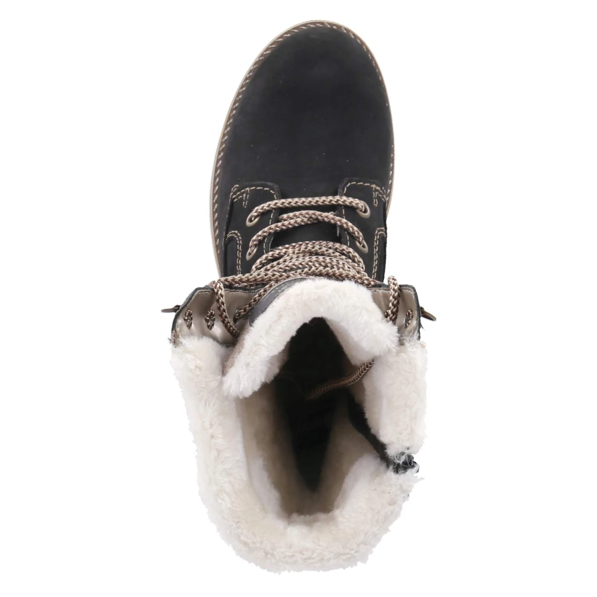 RemonteSchnürstiefel - schwarz kombi