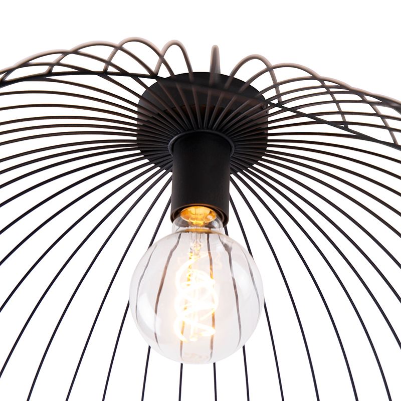 Design plafondlamp zwart 50 cm - Pua