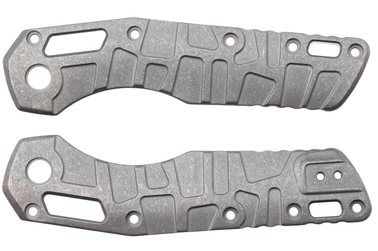 Lex Custom Microtech MSI Standard Issue Scales V2 MMSI2SW, Stonewashed Titanium, handgreepschalen