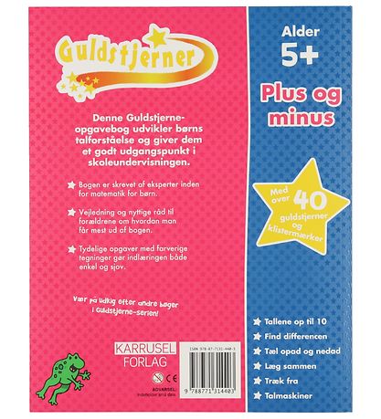 Karrusel Forlag Buch - Guldstjerner - Plus Og Minus - Dänisch
