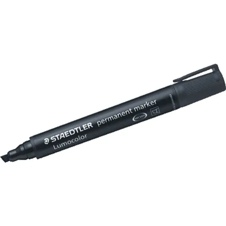 STAEDTLER® 350-9 Lumocolor permanent marker Keilspitze, schwarz