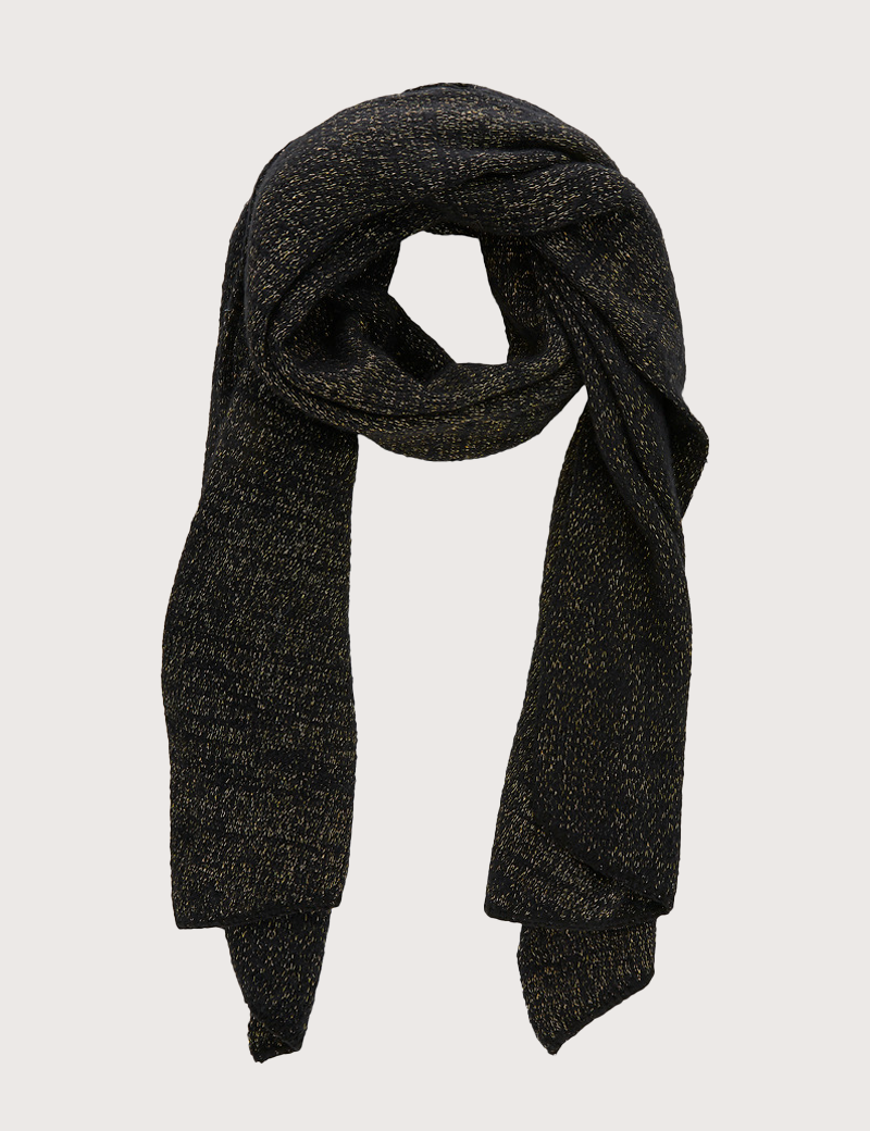 PIECES ECHARPE LUREX PYRON NOIR DORÉ