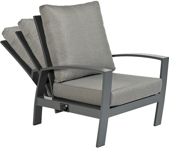 Tierra Outdoor loungestoel Valencia antraciet