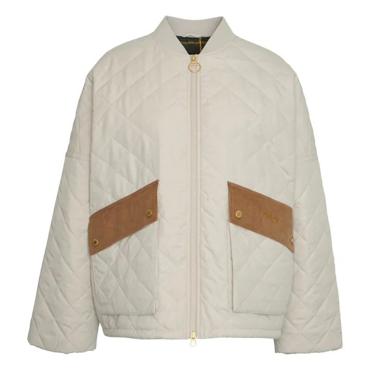 Barbour Blouson Matelassé Bowhill | Ecru