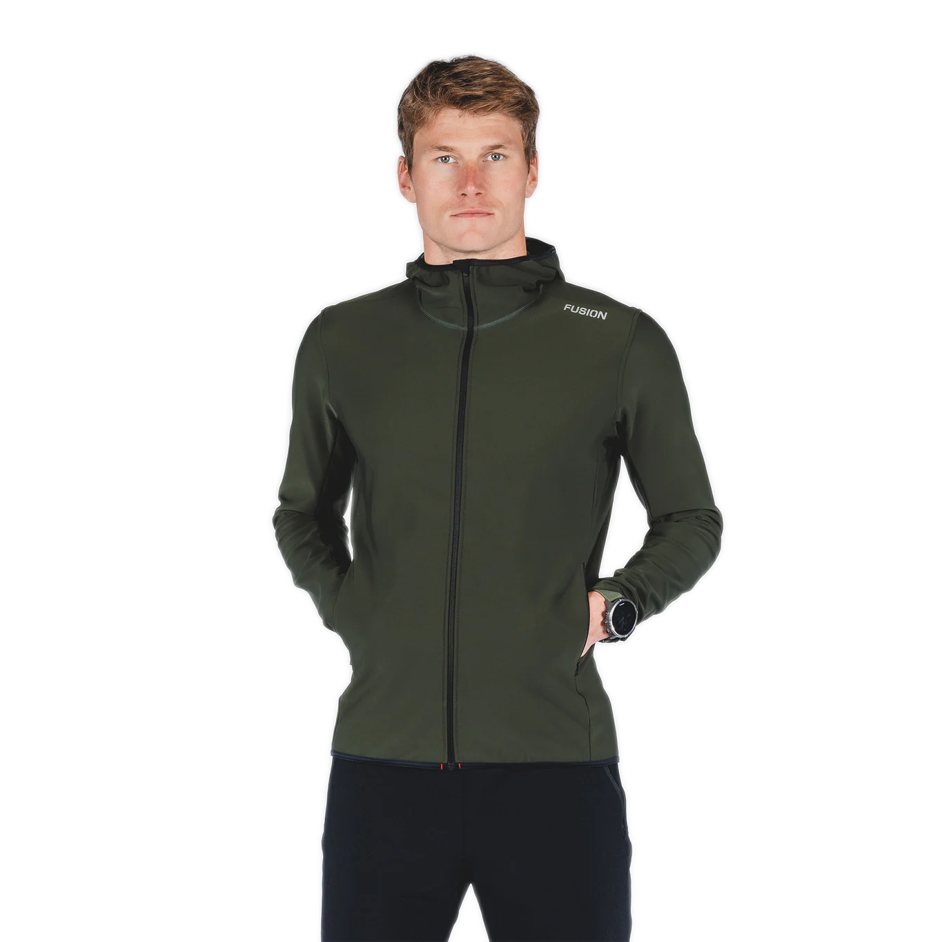 fusion c3 recharge haettetroeje herre 243 0299 forest green