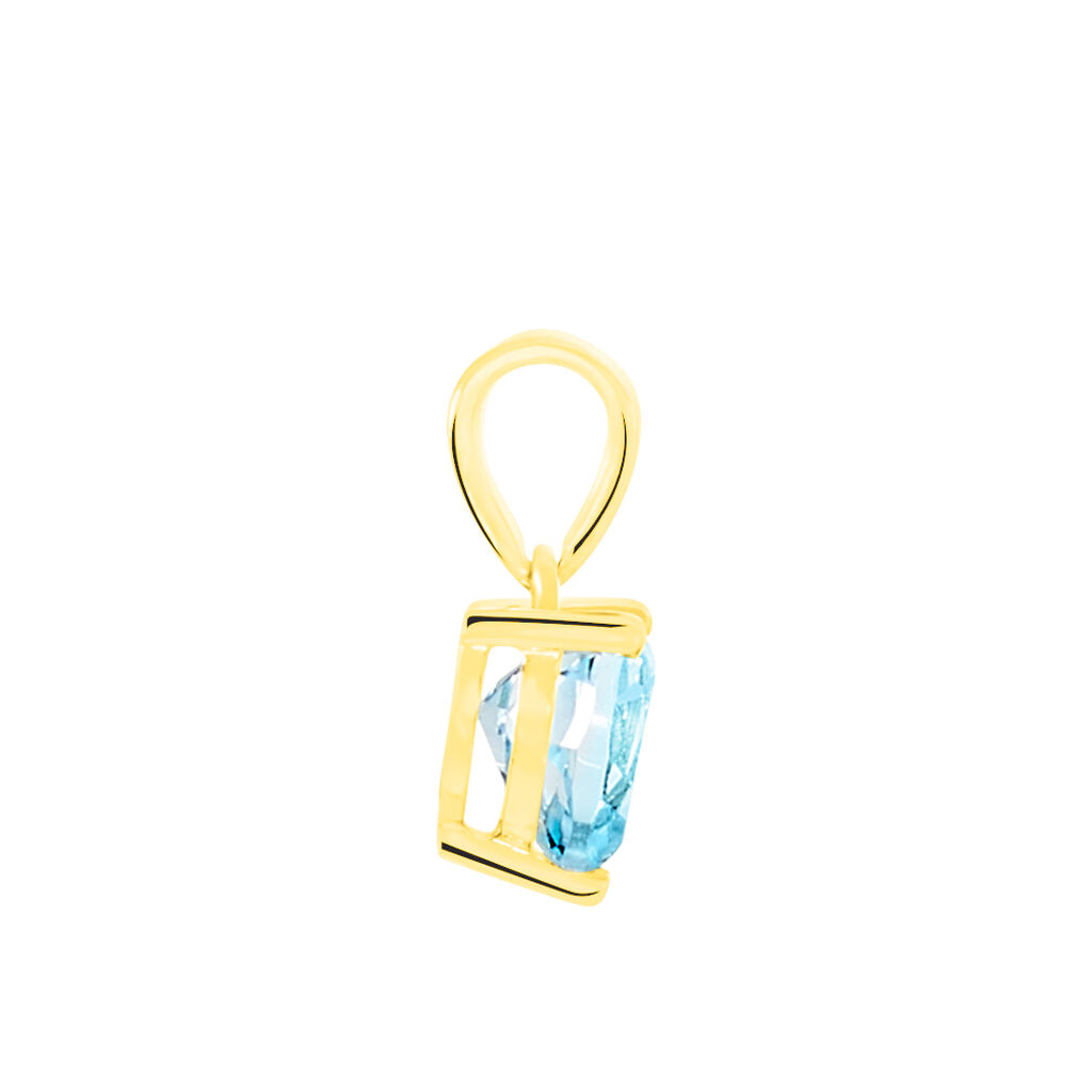 Pendentif Miyah Or Jaune Topaze