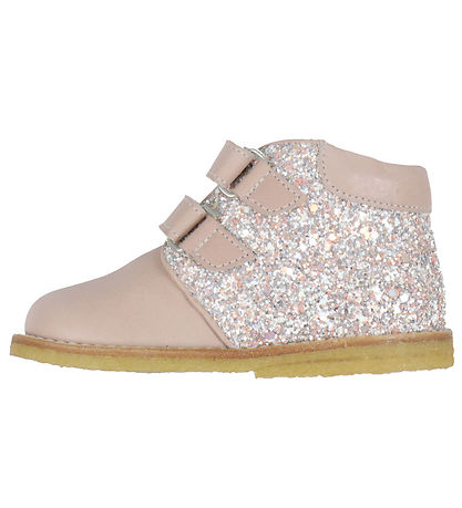 Angulus Lauflernschuh - Rosebud/Glitter