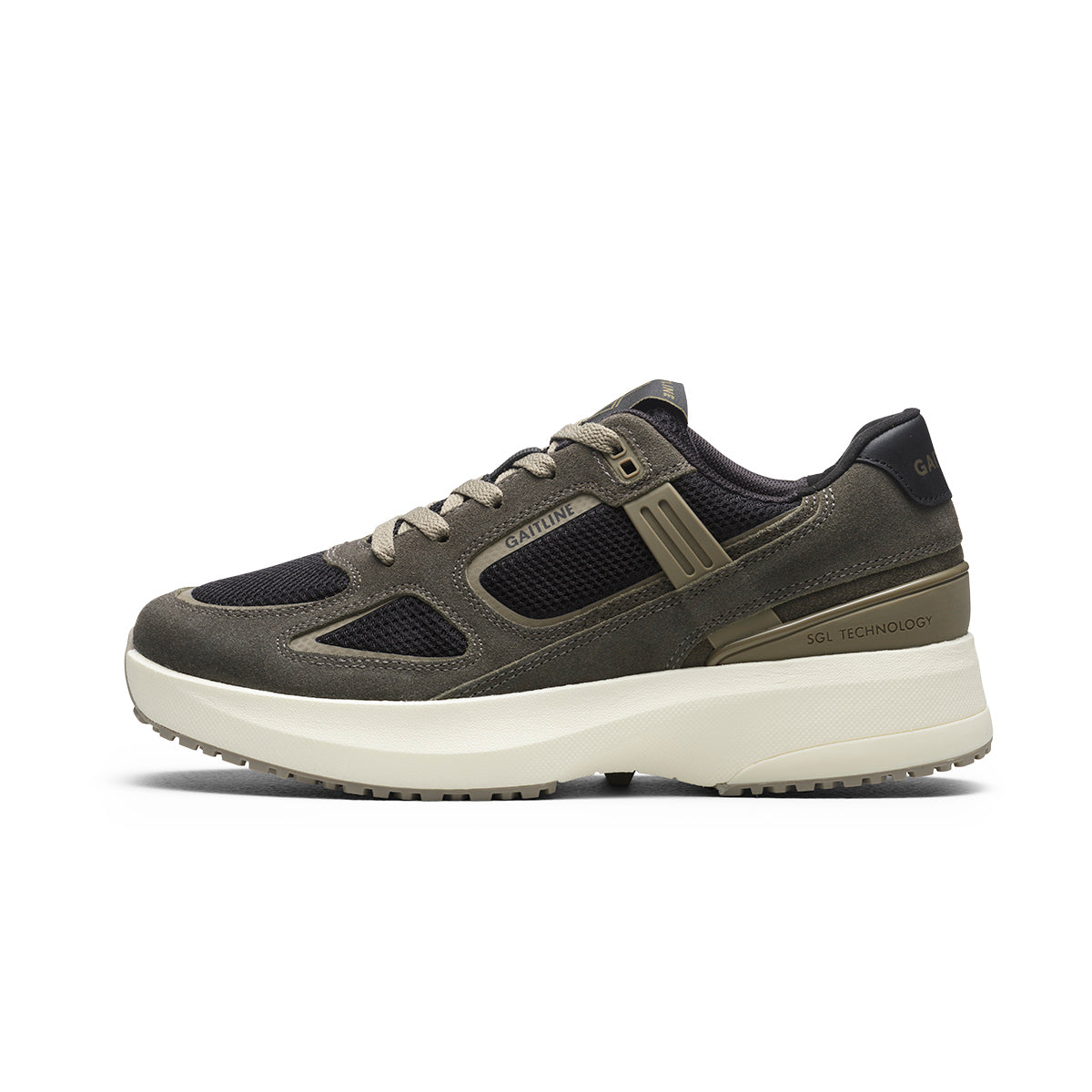 Nova Lite Klassisk retrosneaker med skinndetaljer