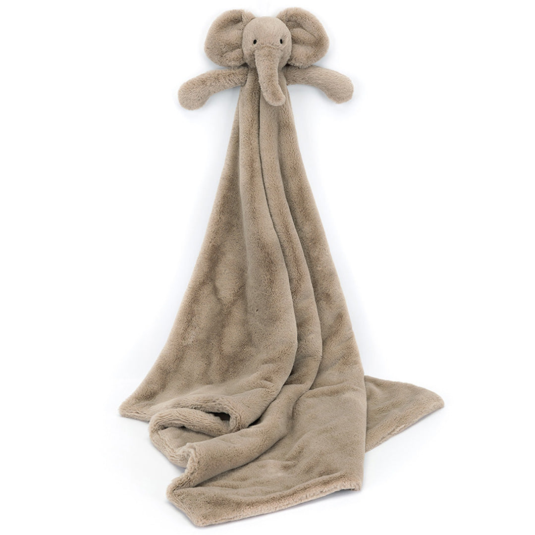 jellycat knuffeldekentje smudge olifant luxe - 70x56 cm