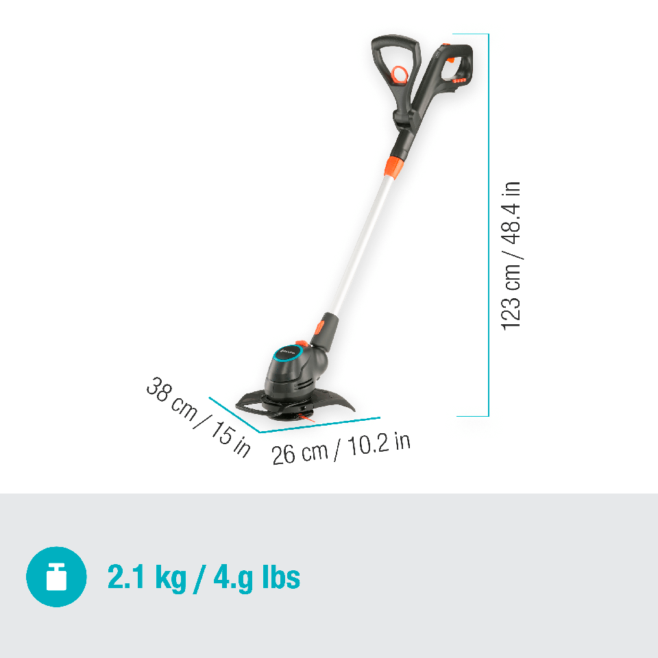 Gardena - GRÆSTRIMMER COMFORTCUT 23/18V UDEN BATTERI OG LADER