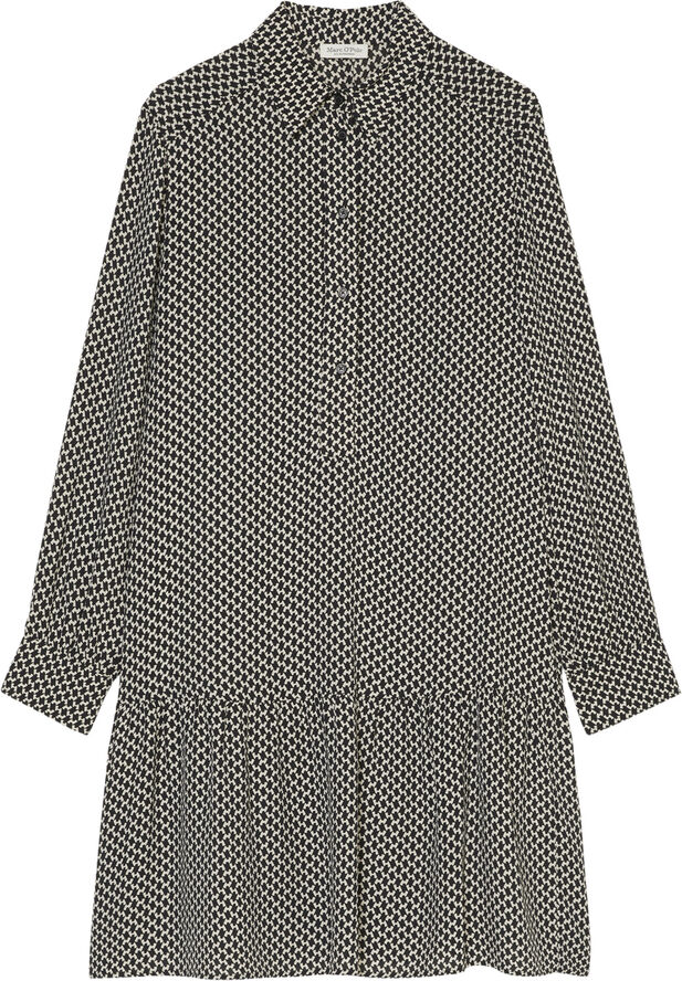 Marc O’Polo Dress, a-shape, shirt style, volant Multi