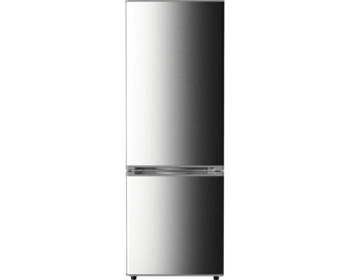PKM KG173CIX koel-vriescombinatie, afmetingen (B x H x D): 50 x 145 x 52 cm, koelgedeelte: 123 l, vriesgedeelte: 38 l, zilver