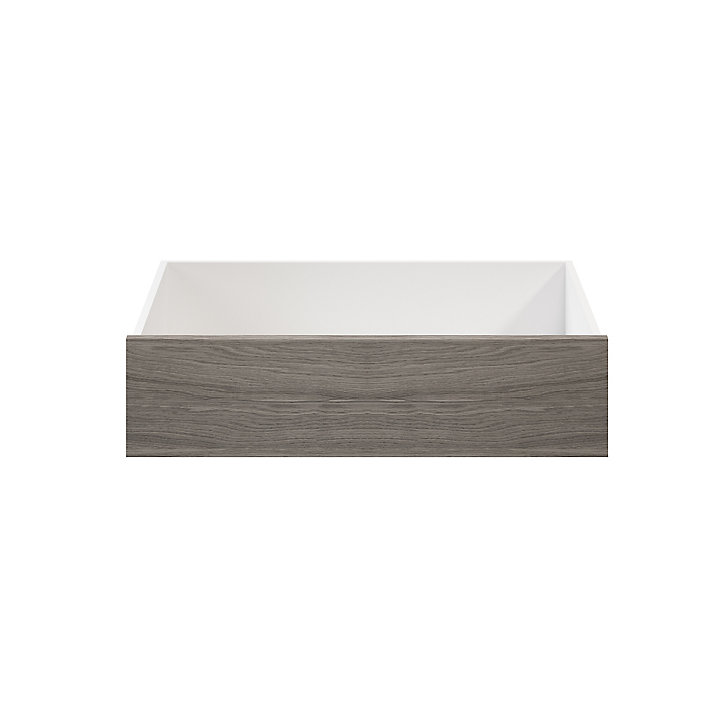 Tiroir intérieur effet chêne grisé GoodHome Atomia H. 17 x L. 71,4 x P. 50 cm