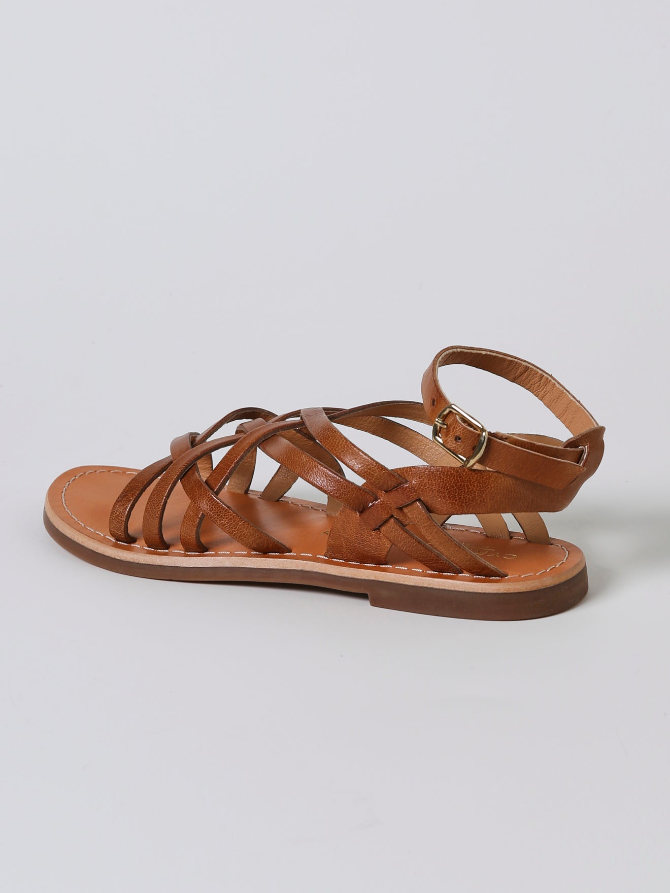 Sandales multi-brides Fille en cuir