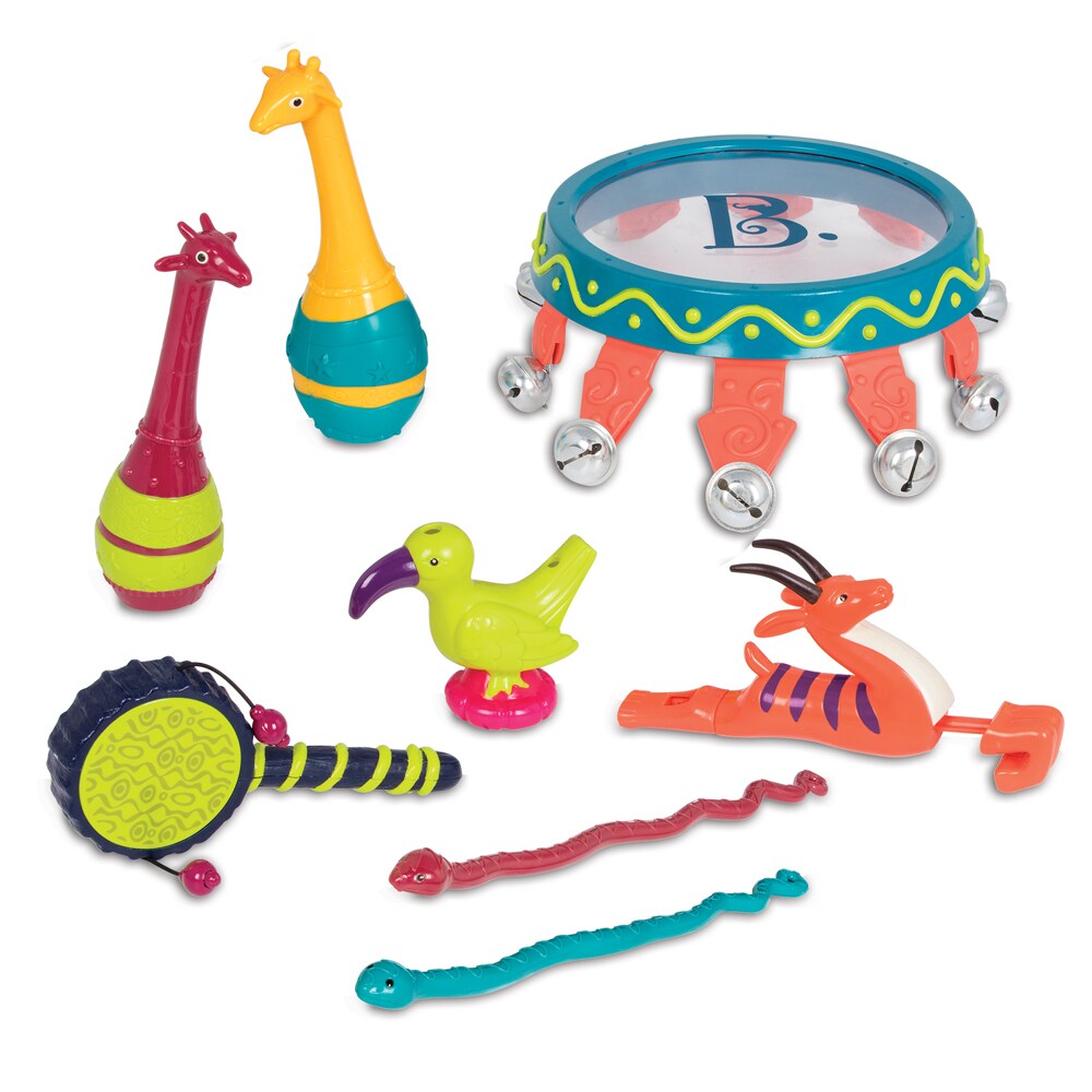 B.TOYS B. Jungle Drum - Trommel mit Instrumenten