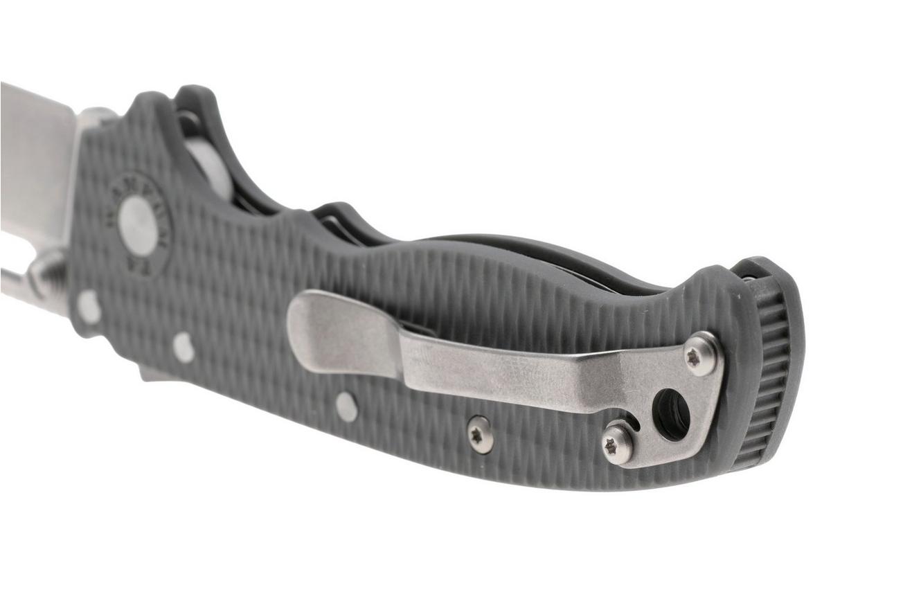 Demko AD20.5 Shark-Lock, Stonewashed AUS-10 Shark Foot, 205-10A-SFGRY, Grey Grivory zakmes