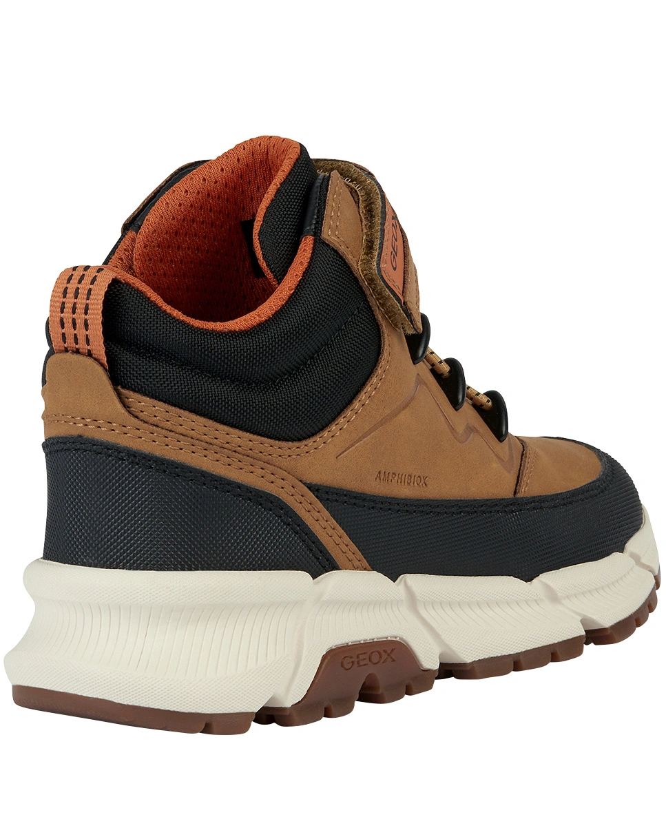 Schnür-Boots J FLEXYPER PLUS in dark yellow/black