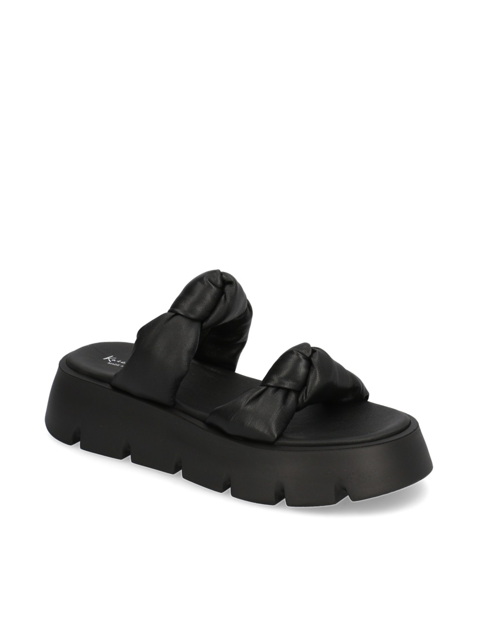Glattleder Pantoffel