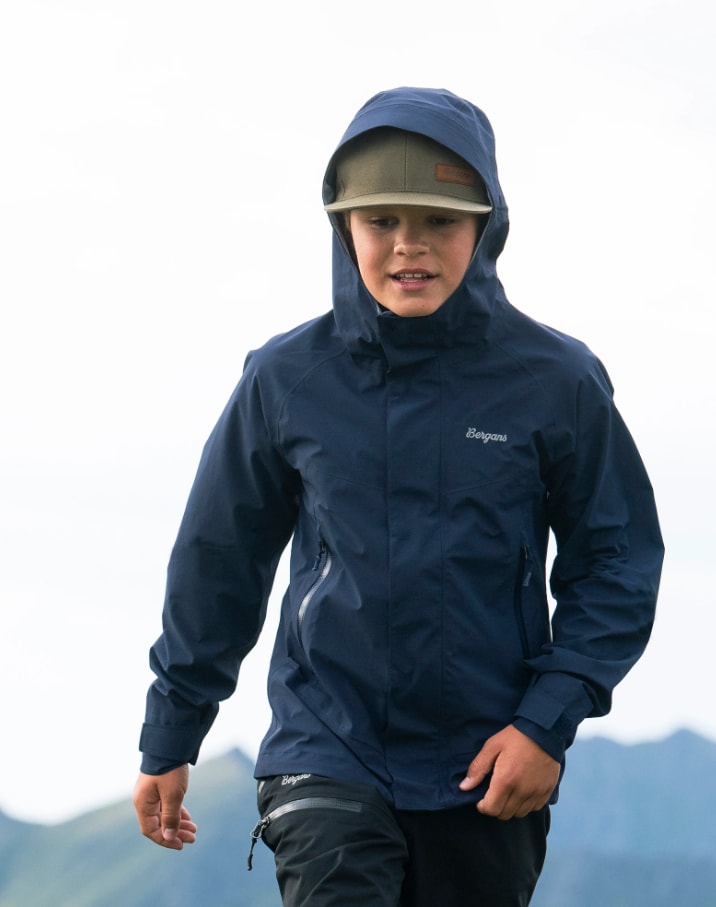 Bergans Junior 3L Shell Jacket<br>Vanntett, vindtett og pustende!