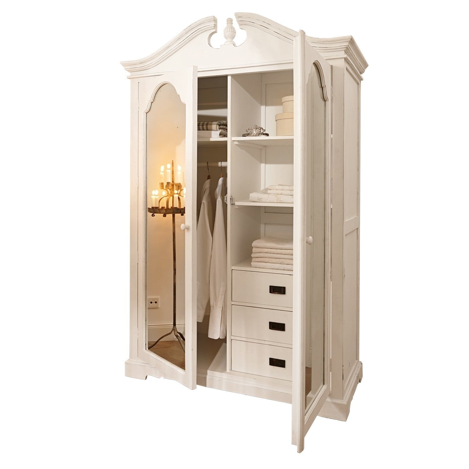 Schrank Somerset antikweiß