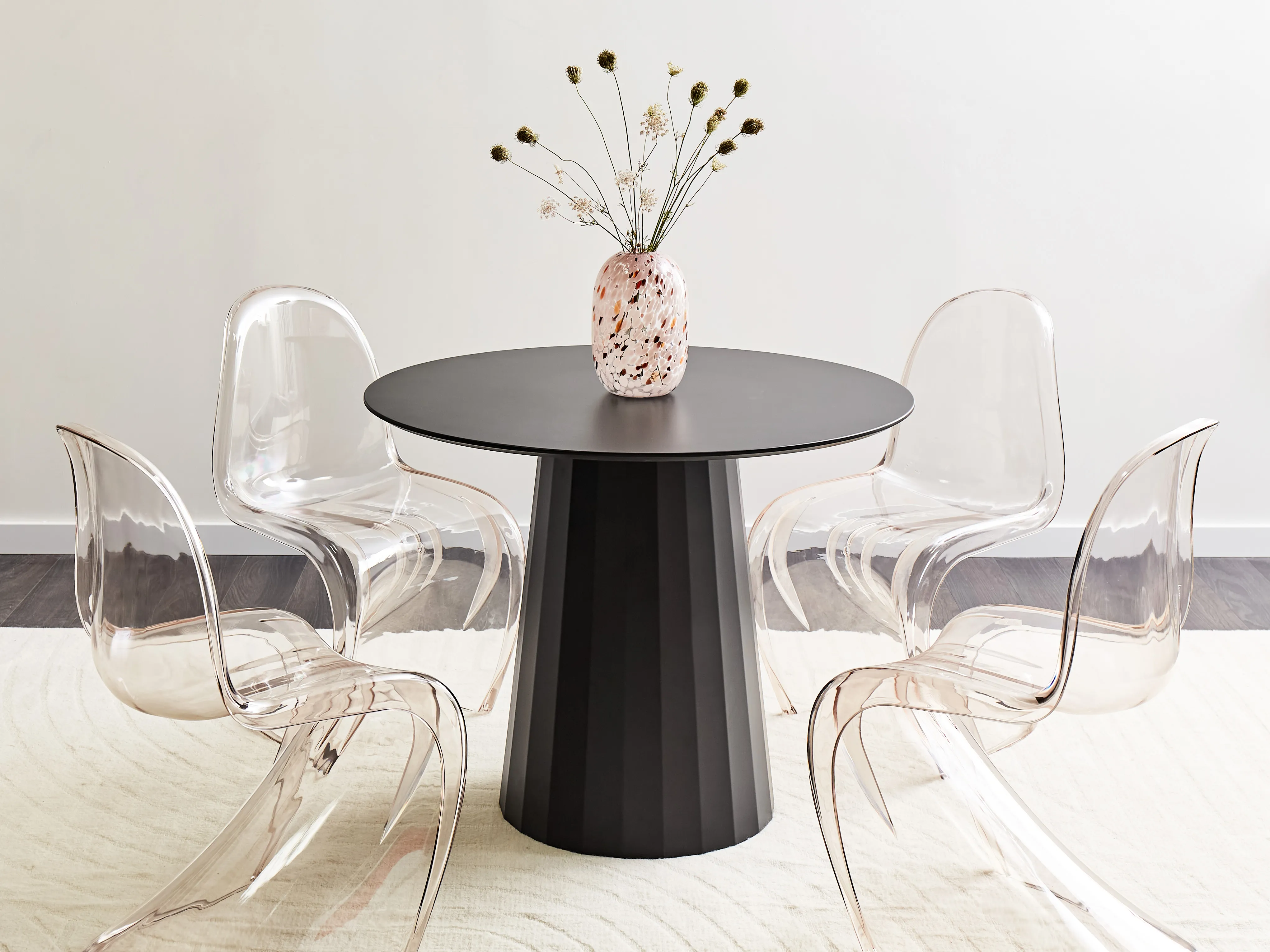 Eettafel PLATO Zwart 100 cm Metaal 100 cm