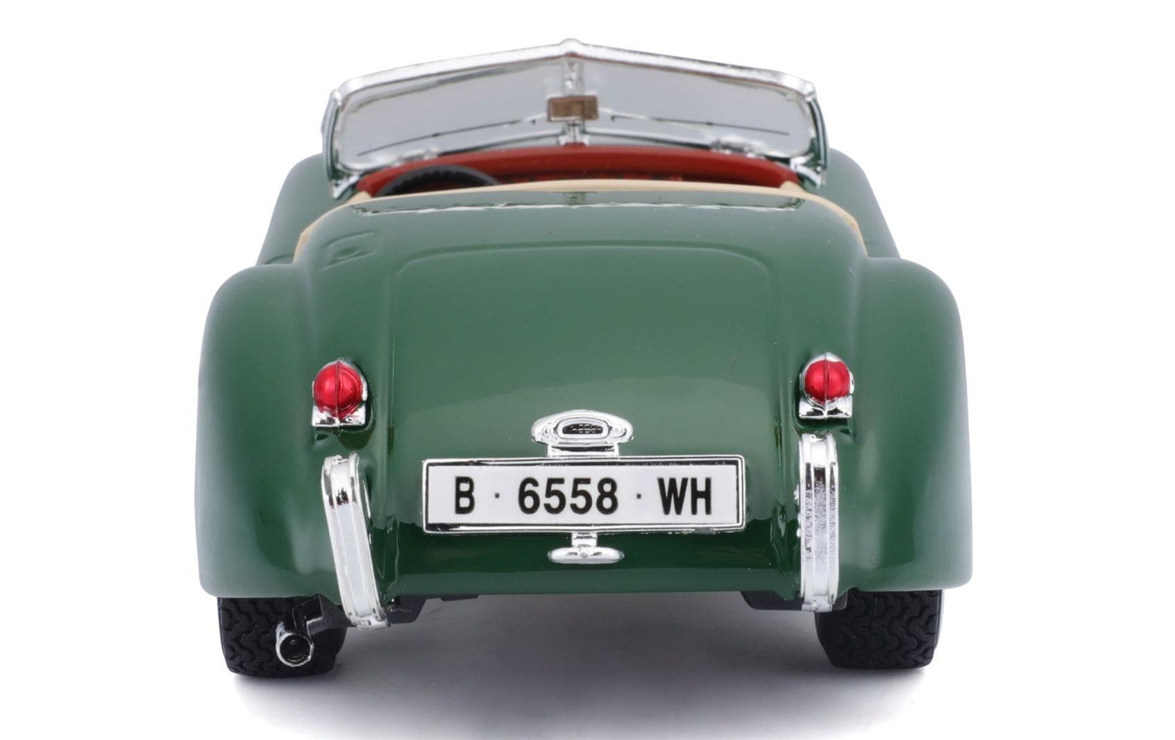 Jaguar XK 120 Roadster 1951 Grün 1:24Sammlermodell im Massstab 1:24