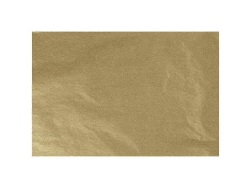 Creativ Company Seidenpapier 50 x 70 cm, 25 Blatt, Gold Seidenpapier in Gold