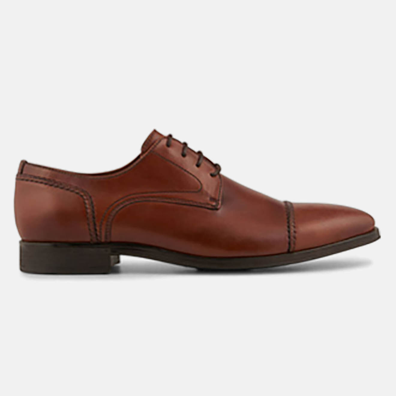 Minelli Derbies en Cuir Pierre cognac