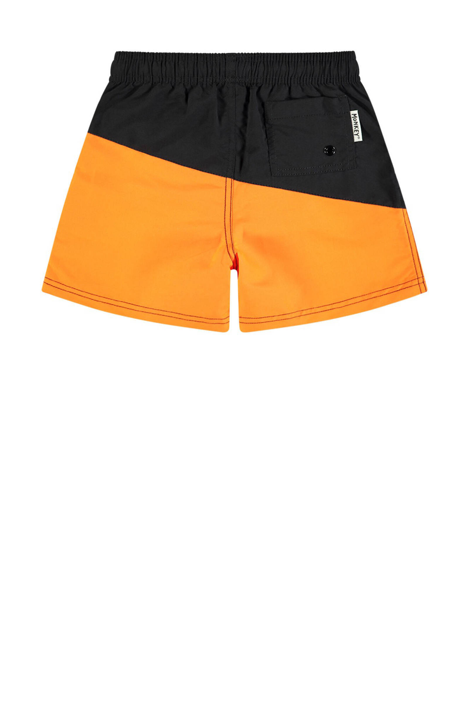 Me & My Monkey zwemshort oranje/zwart