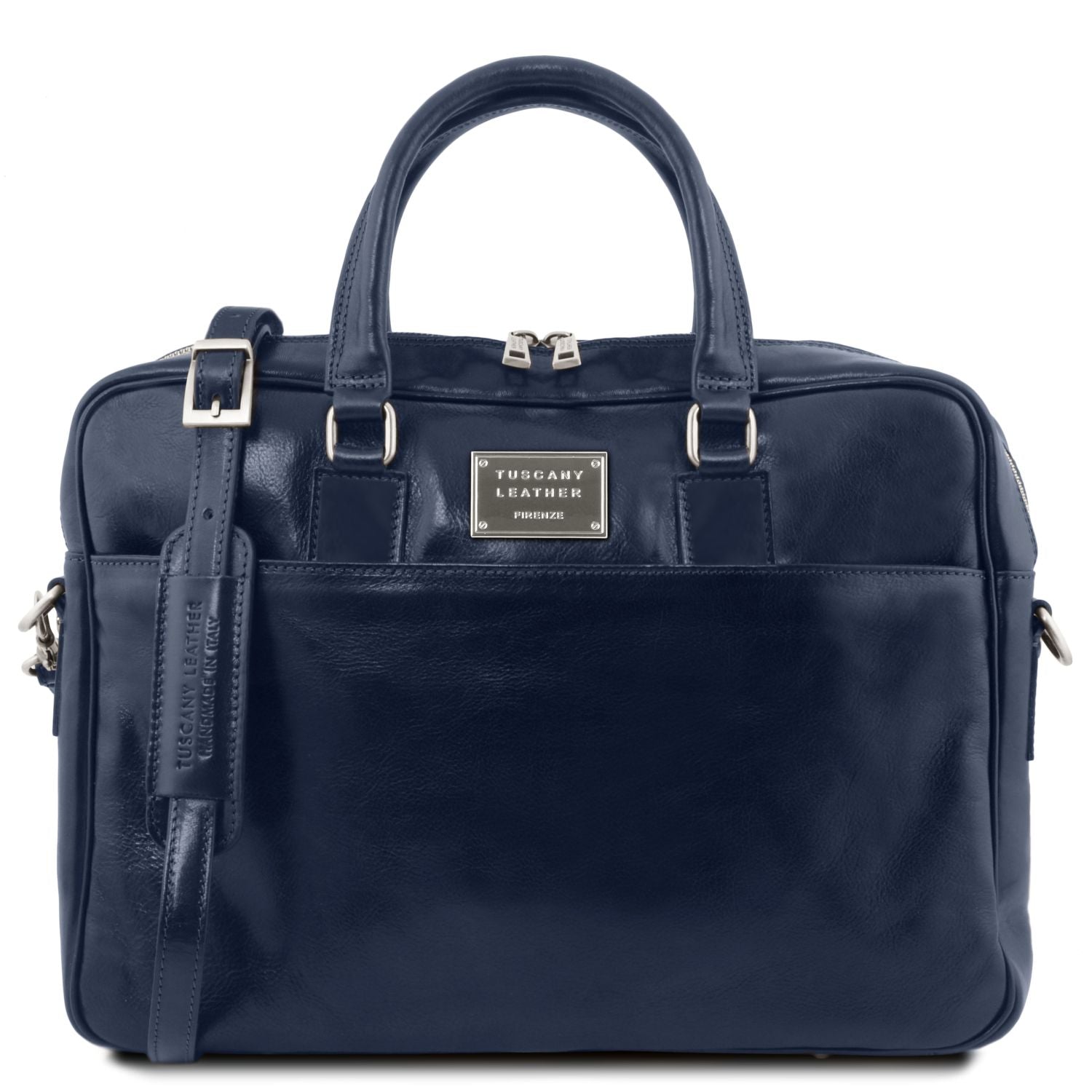TL141241 – Urbino – leren laptop Aktetas with front pocket