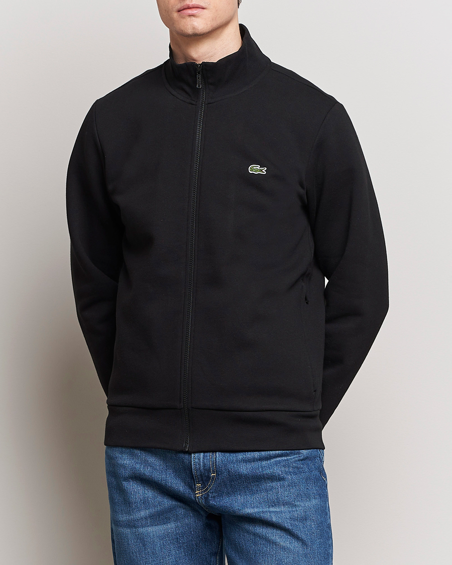 Lacoste Full Zip Sweater Black