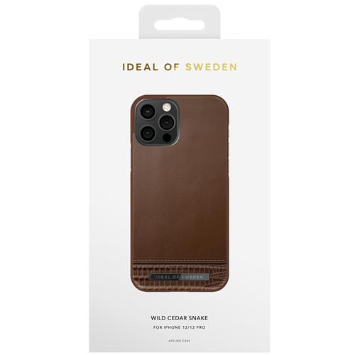 iPhone 12 / iPhone 12 Pro Hardcase Hülle Atelier Case (IDACSS21-I2061-293) - Wild Cedar Snake