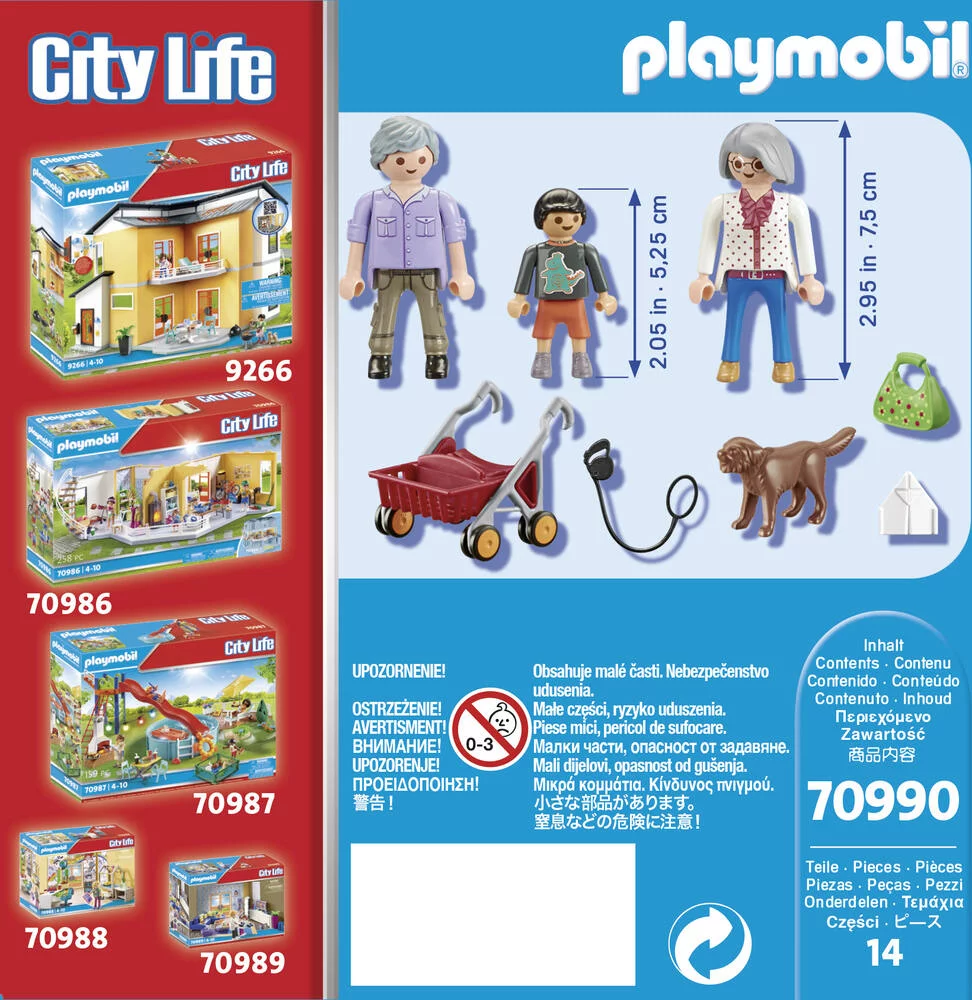 GRANDS-PARENTS AVEC PETIT-FILS - 70990