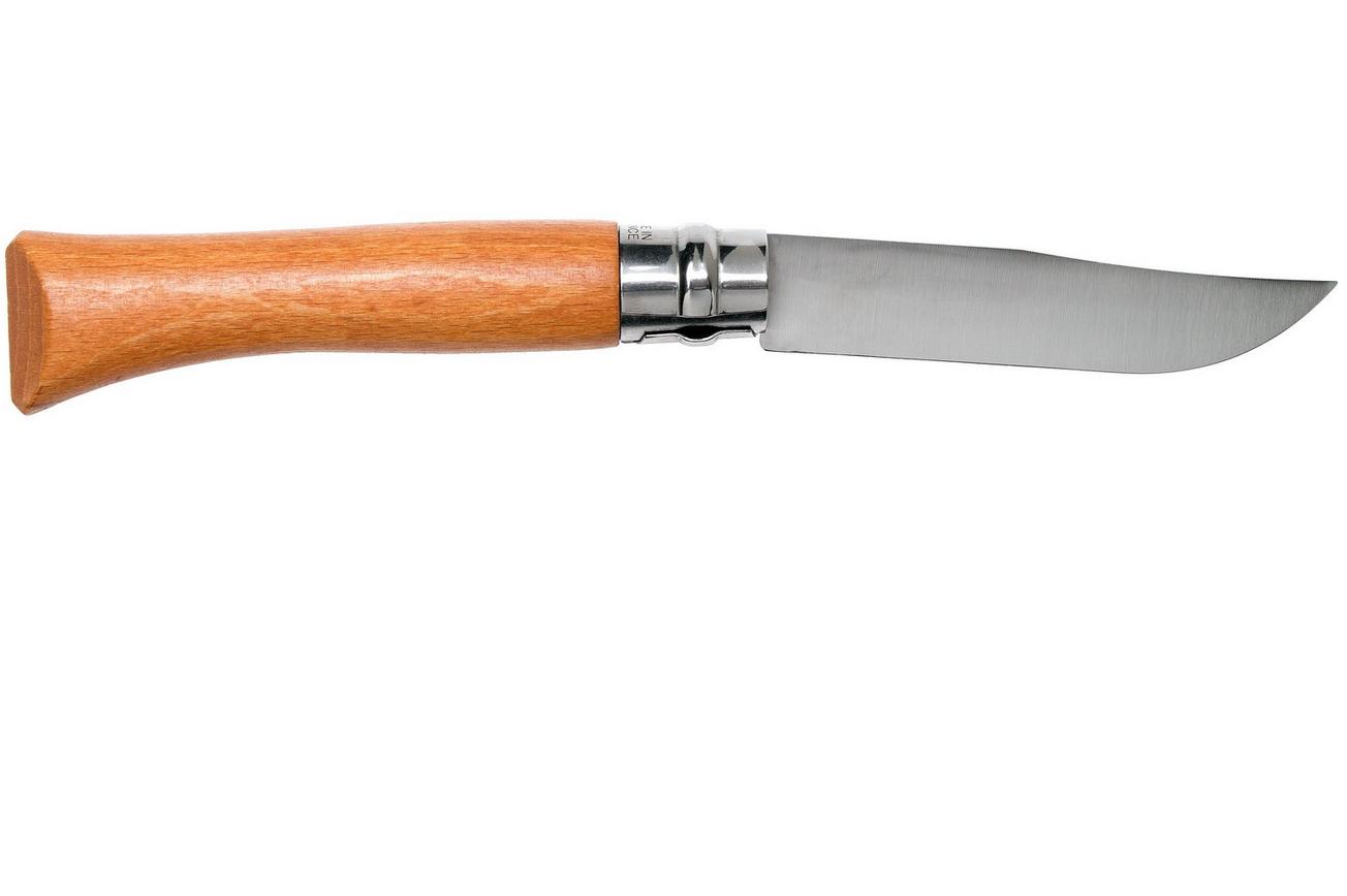 Opinel zakmes No. 010, koolstofstaal, lemmetlengte 10 cm
