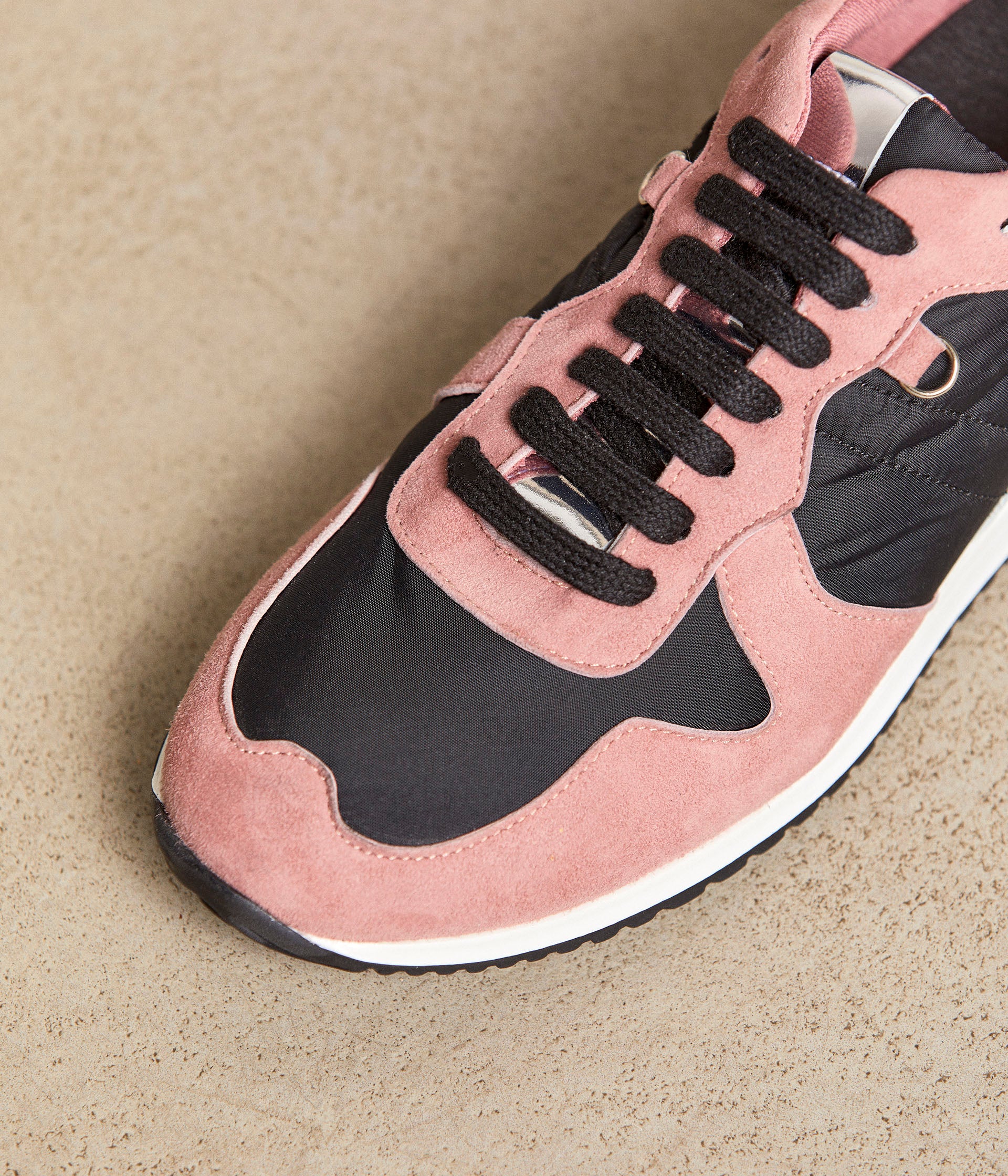 Baskets vieux rose Evy