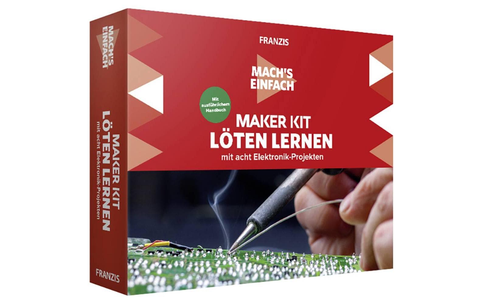Lernpaket Maker Kit Löten lernen DeutschSelber Löten lernen für Anfänger