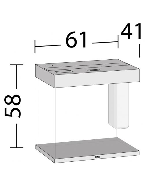 Juwel Aquarium Lido 120 Led 61x41x58 cm - Aquaria